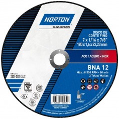 Disco de corte para a�o carbono e inox 7