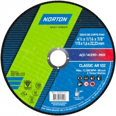 Disco de corte para metal 4.1/2 x 1/16 x 7/8