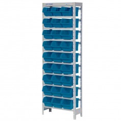 Estante met�lica com 27 gavetas n� 5 azul - EM27/5A