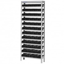 Estante met�lica com 60 gavetas n� 3 preta - EP60/3P