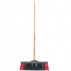 Vassoura tipo gari com cabo 