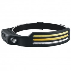 Lanterna de cabea recarregvel 3 LEDs COB 500 lmens - BOM-4008