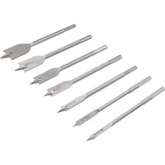 Jogo de brocas chatas de 1/4