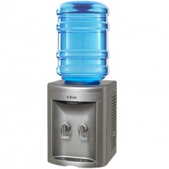 Bebedouro de mesa refrigerado por compressor para garrafo de 10 ou 20 L prata - Compact