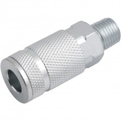 Engate r�pido macho para ar comprimido rosca 1/4