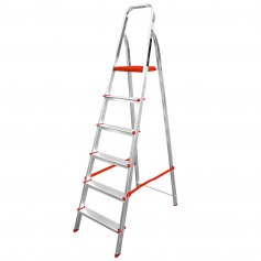 Escada de alum�nio 6 degraus residencial - ESC0065