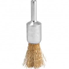 Escova de a�o latonado tipo pincel 16 mm