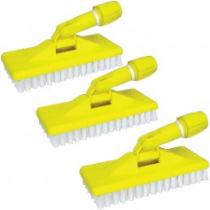 Escova macia com suporte com 3 pe�as - Limpa tudo