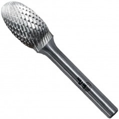Lima rotativa endurecida em gota 10 x 16 mm haste 6 mm - 23.228 Lima rotativa endurecida em gota 10 x 16 mm haste 6 mm - 23.228