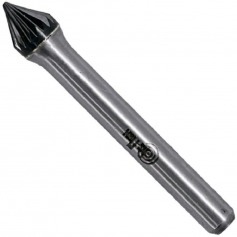 Lima rotativa endurecida cnica 10 x 10 mm haste 6 mm - 23.276