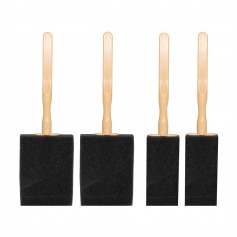 Jogo de pinc�is espuma para limpeza do difusor de ar automotivo com 4 pe�as - 100653