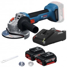 Esmerilhadeira angular a bateria 4.1/2