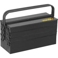 Caixa para ferramentas sanfonada com 7 gavetas e ala