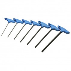 Jogo de chave allen cabo T 2,5 a 10 mm 7 peças - 42T-7M Jogo de chave allen cabo T 2,5 a 10 mm 7 peças - 42T-7M