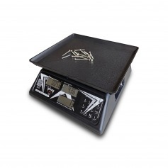 Balana digital contadora cristal preta 30 kg x 10 g - CR CL