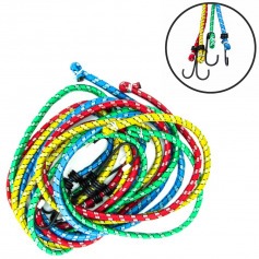 El�stico para bagageiro 2 metros com gancho 4 pe�as - 08187