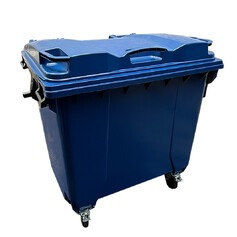 Container de pl�stico injetado para lixo 1000L - Injet