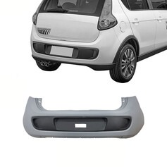 Para-choque Palio Sporting 2012 a 2018 traseiro primer com furo para moldura - 3519