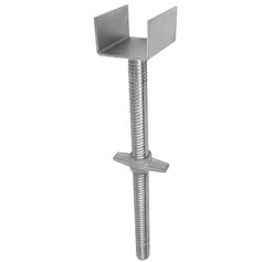 Suporte U ajustável galvanizado para vigas H20 e metálicas - 71001012 Suporte U ajustável galvanizado para vigas H20 e metálicas - 71001012
