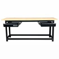 Bancada desmont�vel aberta 2.000 x 600 mm com tampo de pinus