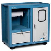 Gaveteiro modular com 1 gaveta e porta lixeira Gaveteiro modular com 1 gaveta e porta lixeira