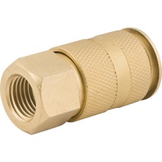 Engate r�pido f�mea para ar comprimido rosca 1/4