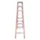 Escada tesoura dupla em fibra de vidro 8 degraus 2,40 m - ESC08240