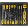 Jogo de ferramentas manuais com 38 peas