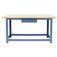 Bancada desmontvel tampo compensado pinus 1500 x 600 x 40 mm c/ 1gaveta - NB-2