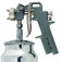 Pistola de pintura tipo suc��o com 3 bicos e caneca em alum�nio