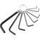 Jogo de chave allen com argola 1,5 a 8 mm com 8 peas