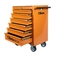 Carrinho para ferramentas 6 gavetas laranja - CO4-BOX