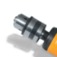 Furadeira reta pneum�tica sem impacto 3/8