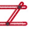 Esquadro pl�stico ajust�vel com 4 r�guas - 61878 
