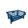 Cesto expositor 570 x 280 x 420 mm azul 5 pe�as - Pr�tico