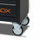 Carrinho para ferramentas com 6 gavetas preto - C04-BOX