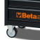 Carrinho para ferramentas com 6 gavetas preto - C04-BOX