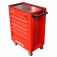 Carrinho para ferramentas fechado 6 gavetas Red Essencial - R20150106