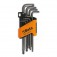 Jogo de chaves hexalobular T9 a T40 com 8 pe�as - 97BTX/SC8