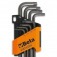 Jogo de chaves hexalobular T9 a T40 com 8 pe�as - 97BTX/SC8