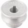 Polia de alum�nio 1 canal perfil A 50 mm com furo de 5/8