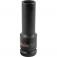 Soquete sextavado de impacto longo 12 mm encaixe 1/2
