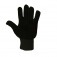 Luva de malha pigmentada tricotada preta 