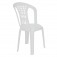 Cadeira pl�stica sem bra�os branca - Laguna