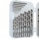 Jogo de brocas ao rpido de 1,0 a 13,0 mm com 25 peas - 43141/525