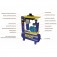 Compressor de ar de parafuso 10 hp 100 litros 9 bar 220V - Rotor Plus 10