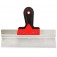 Esptula de ao inox 250 mm cabo emborrachado