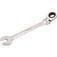 Chave combinada com catraca 19 mm a�o cromo van�dio