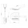 P� de bico pequena com cabo de madeira 45 cm - 77498404