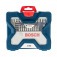 Jogo de brocas e pontas 43 pe�as com maleta - X-Line